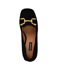 Nine West Women's Veepe Bit Block Heel Loafers