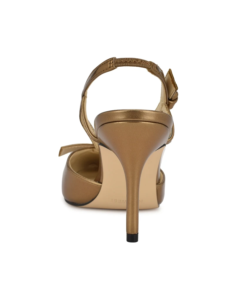 Nine West Women's Ruze Stiletto Heel Dress Slingback Pumps