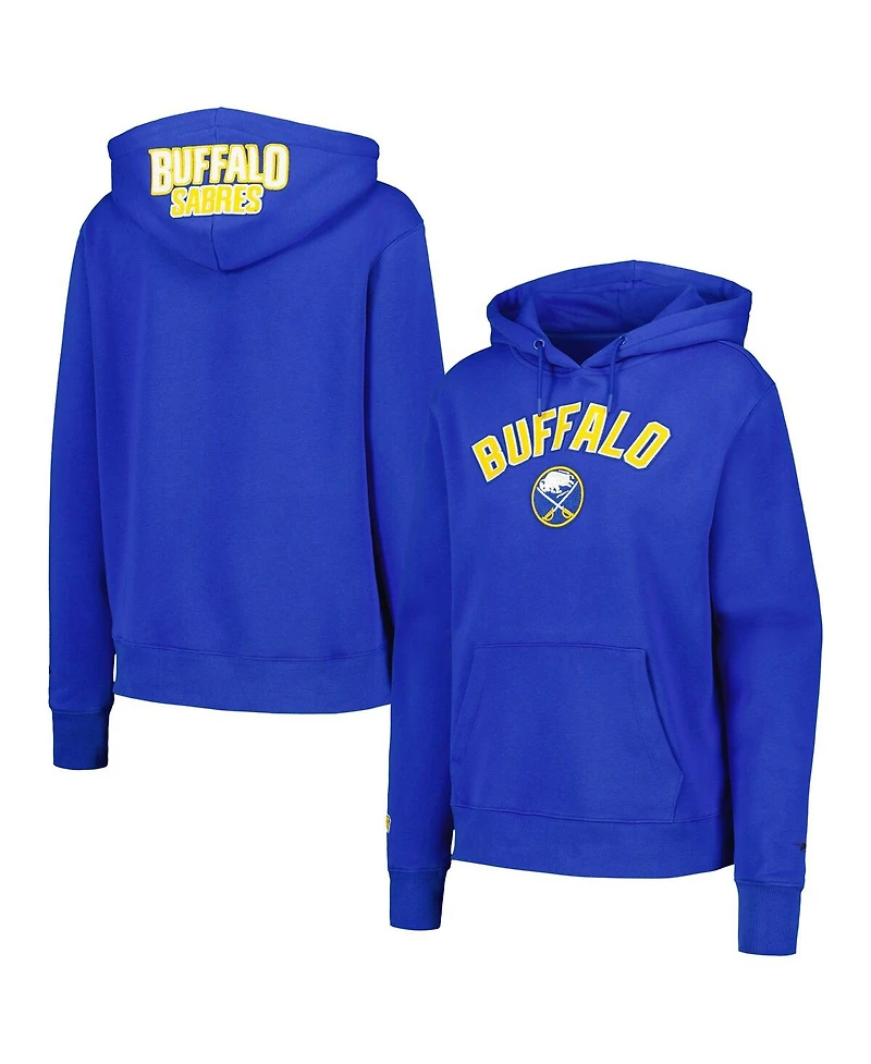 Pro Standard Women's Royal Buffalo Sabres Classic Chenille Pullover Hoodie