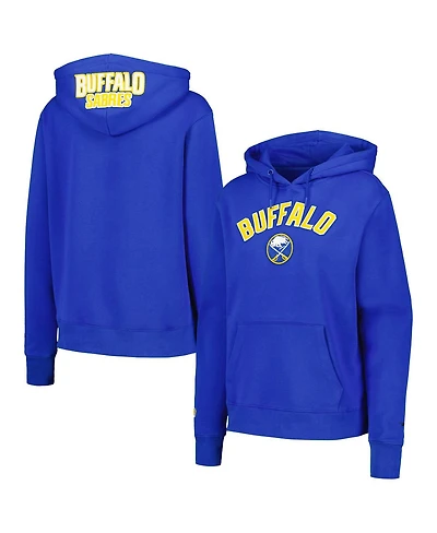 Pro Standard Women's Royal Buffalo Sabres Classic Chenille Pullover Hoodie