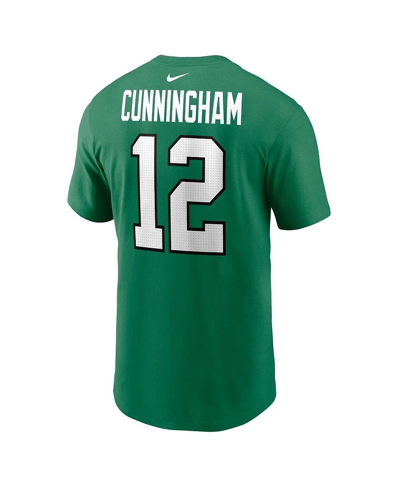 Nike Men's Randall Cunningham Kelly Green Philadelphia Eagles Retired Player Name Number T-Shirt