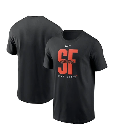 Nike Men's Black San Francisco Giants Scoreboard T-Shirt