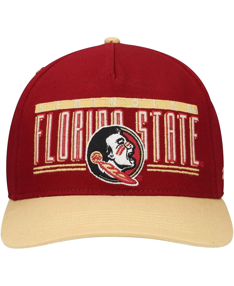 '47 Brand Men's Garnet Florida State Seminoles Double Header Hitch Adjustable Hat