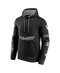 Fanatics Men's Black Chicago White Sox Wild Winner Pullover Hoodie
