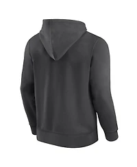 Fanatics Men's Black San Francisco Giants Plan for Adversity Henley Fleece Pullover Hoodie