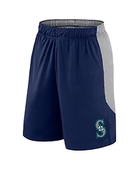 Fanatics Men's Navy/Gray Seattle Mariners Go Hard Shorts