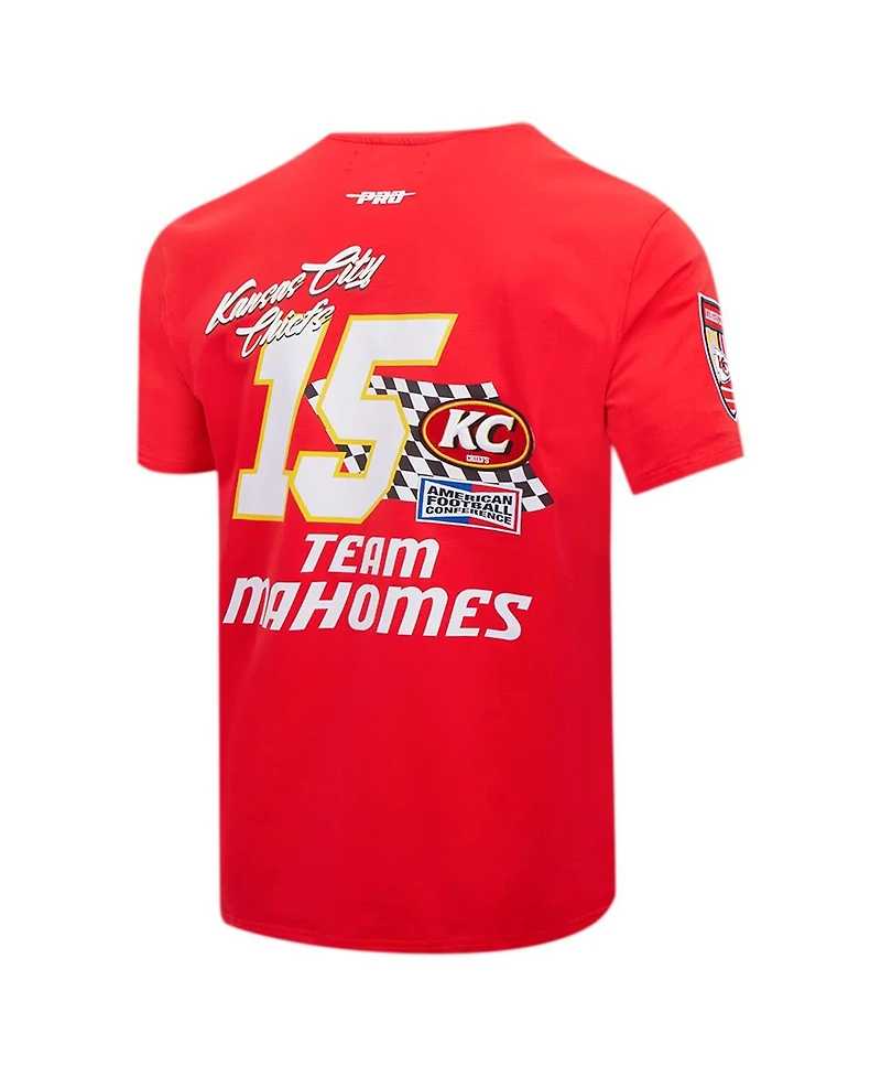 Pro Standard Men's Patrick Mahomes Red Kansas City Chiefs Fast Lane Name Number Player T-Shirt