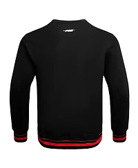Pro Standard Men's Black Ohio State Buckeyes Classic Stacked Logo Pullover Sweatshirt