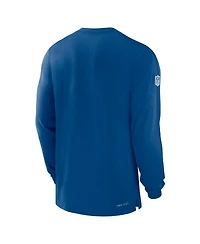 Nike Men's Royal Indianapolis Colts Sideline Player Performance Long Sleeve T-Shirt