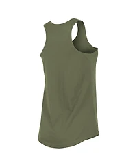 New Era Women's Olive Atlanta Braves Armed Forces Day Tank Top