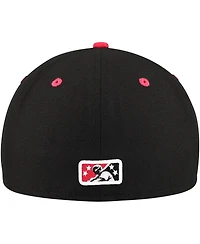 New Era Men's Black Pensacola Blue Wahoos Authentic Collection 59FIFTY Hat