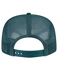 New Era Men's Green Oakland Athletics Seeing Diamonds A-Frame Trucker 9FIFTY Snapback Hat