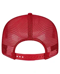 New Era Men's Red St. Louis Cardinals Bikini Bottom Trucker 9FIFTY Snapback Hat
