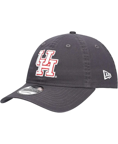 New Era Men's Graphite Houston Cougars Team 9TWENTY Adjustable Hat