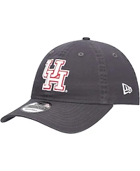 New Era Men's Graphite Houston Cougars Team 9TWENTY Adjustable Hat
