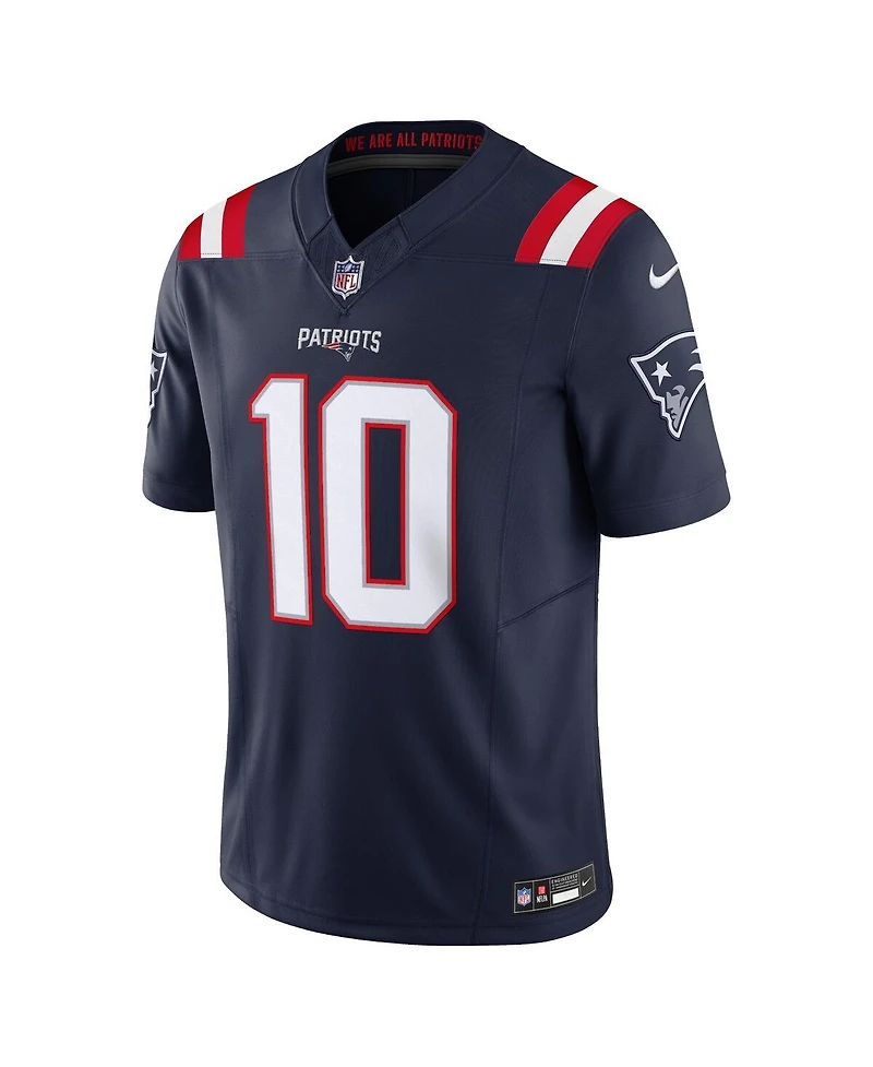 Nike Men's Drake Maye Navy New England Patriots Vapor F.u.s.e. Limited Jersey