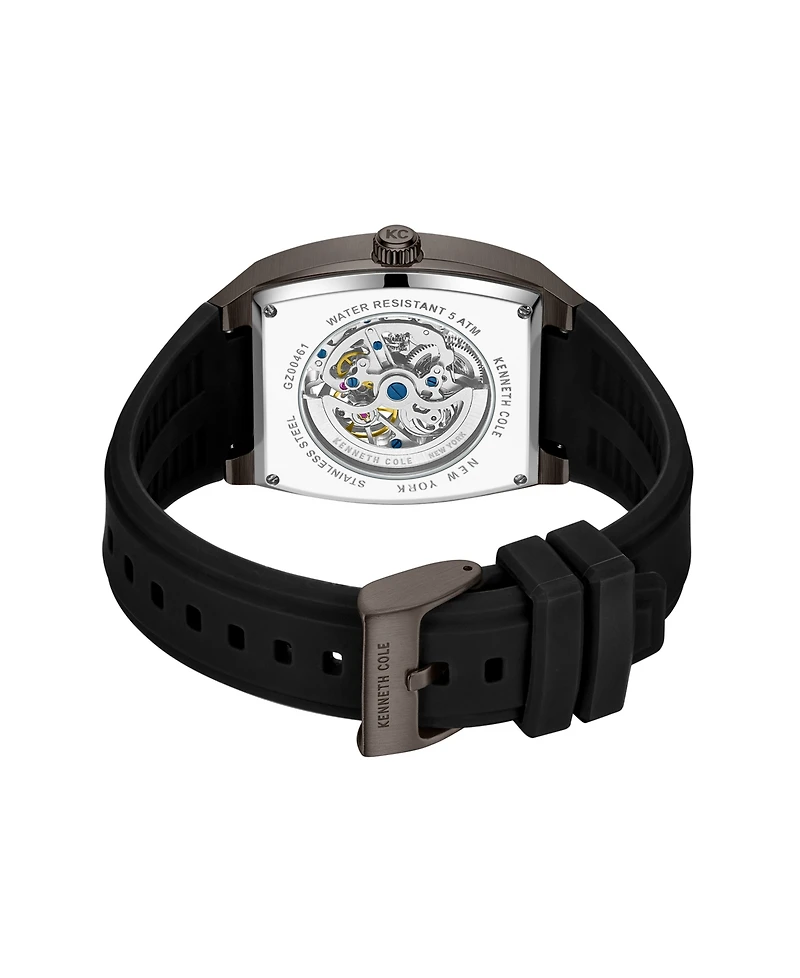 Kenneth Cole New York Men's Automatic Silicone Watch 40MM
