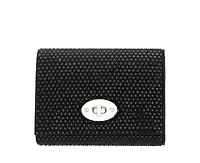 Nina Large Crystal Encrusted Flap Crossbody Bag