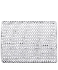 Nina Large Crystal Encrusted Flap Crossbody Bag