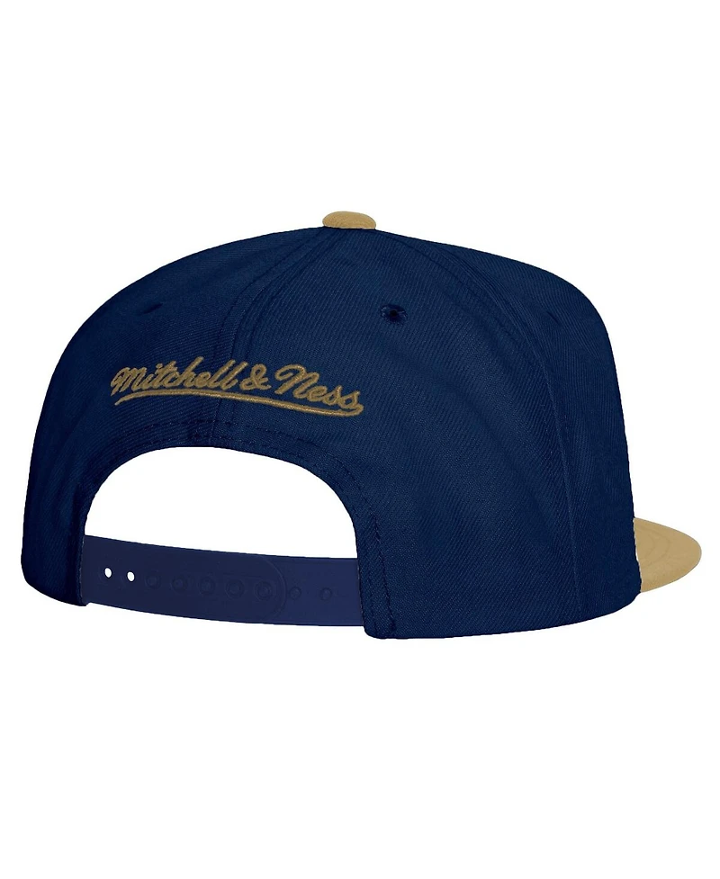 Mitchell & Ness Men's Navy/Gold Georgia Tech Yellow Jackets 2-Tone 2.0 Snapback Hat