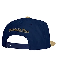 Mitchell & Ness Men's Navy/Gold Georgia Tech Yellow Jackets 2-Tone 2.0 Snapback Hat