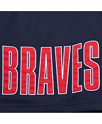 Mitchell & Ness Navy Atlanta Braves Og 2.0 Fashion Shorts
