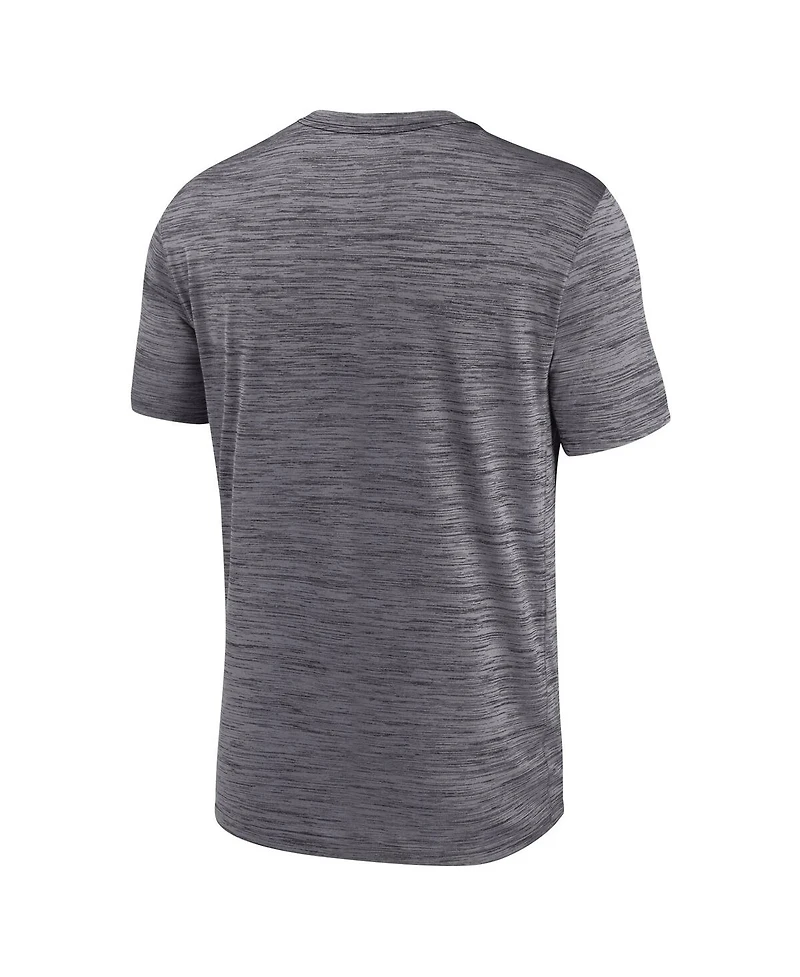 Nike Men's Gray Clemson Tigers 2024 Sideline Velocity Performance T-Shirt