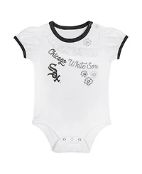 Outerstuff Baby Girls Chicago White Sox Sweet Bodysuit Skirt Set