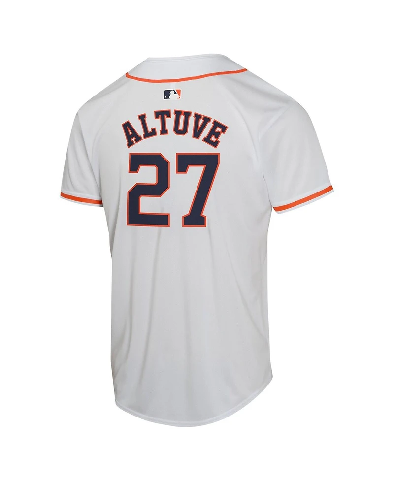 Nike Big Boys and Girls Jose Altuve White Houston Astros Home Game Player Jersey