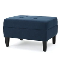 Streamdale Cozy Ottoman With Birch Wood Legs For Comfort And Style