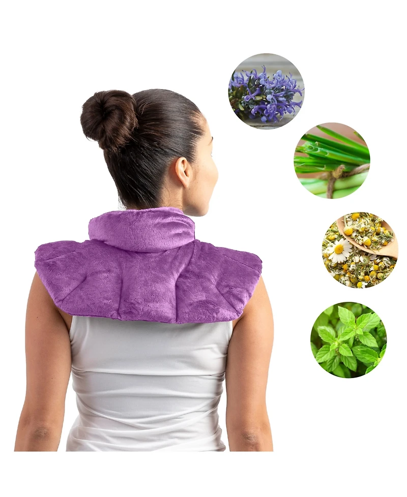 Sharper Image Warming & Cooling Aromatherapy Neck Shoulder Wrap Pad