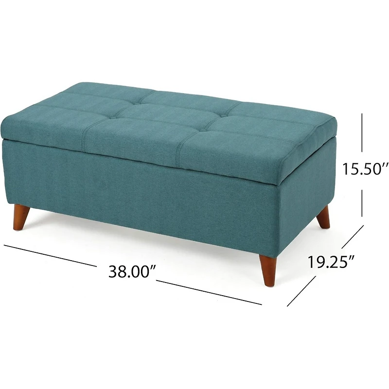 Streamdale Traditional Storage Ottoman Bench For Home Organization