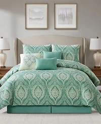 Stratford Park Neriah Medallion 7-Pc. Comforter Set, Queen