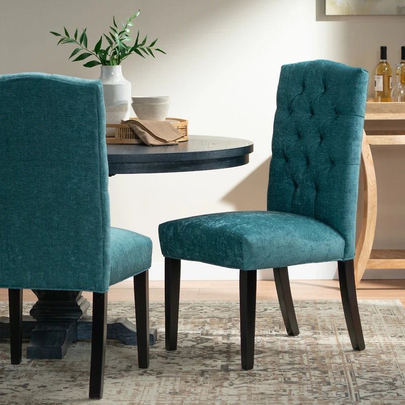 Streamdale Modern Upholstered Dining Chairs (2)