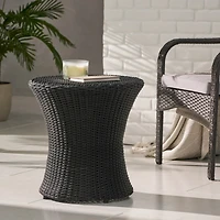 Streamdale Compact Hourglass Side Table For Indoor/Outdoor Use