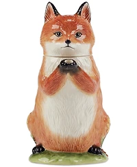Certified International Woodland Critters 3-d Fox Teapot