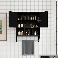 Streamdale Premium Bathroom Cabinet with Ample Storage and Towel Bar