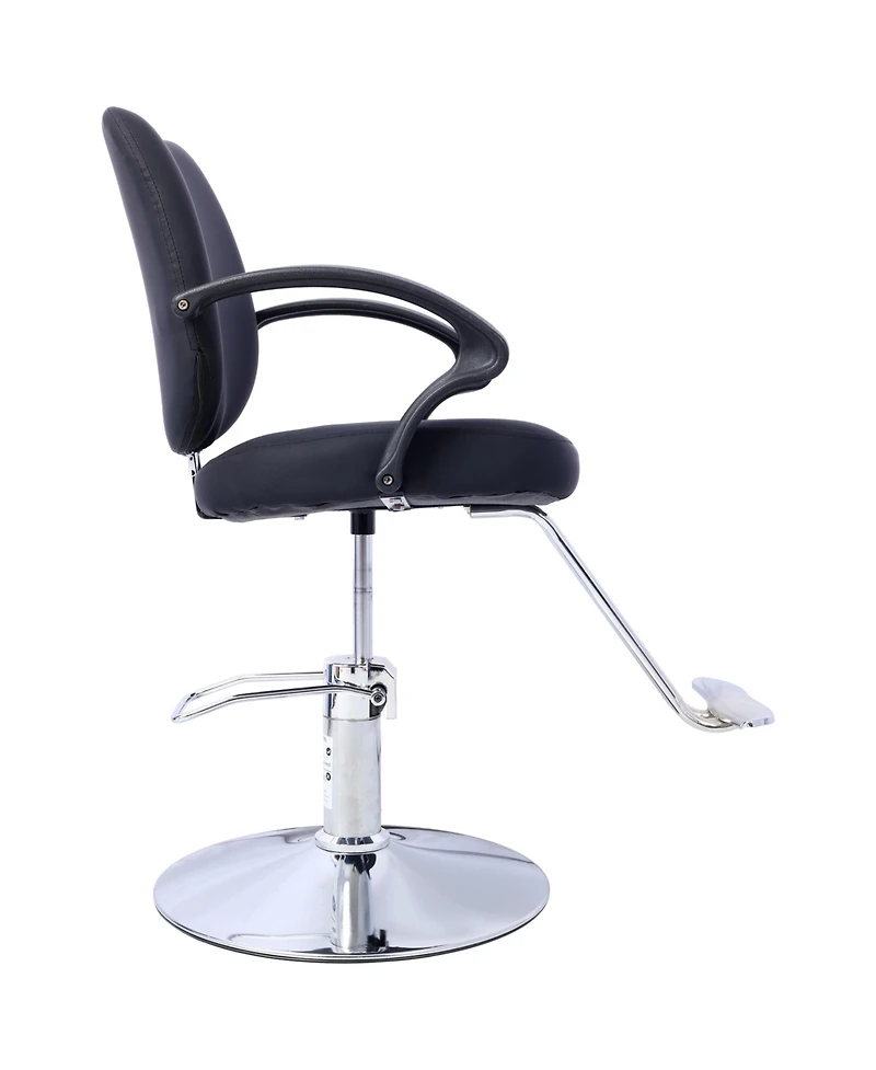 Simplie Fun Heavy-Duty Salon Chair with Hydraulic Pump and Barber Cape