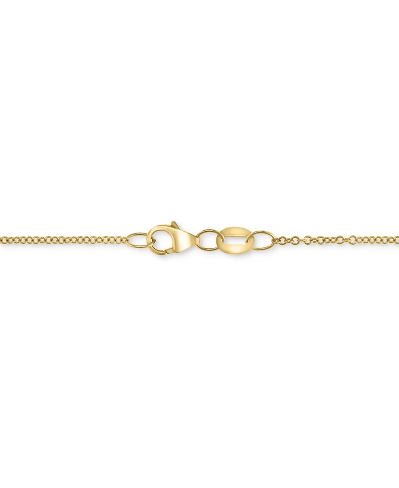 Effy Diamond Star of David 18" Pendant Necklace (1/4 ct. t.w.) in 14k Gold