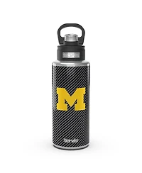 Tervis Tumbler Michigan Wolverines 32oz. Carbon Fiber Wide Mouth Water Bottle