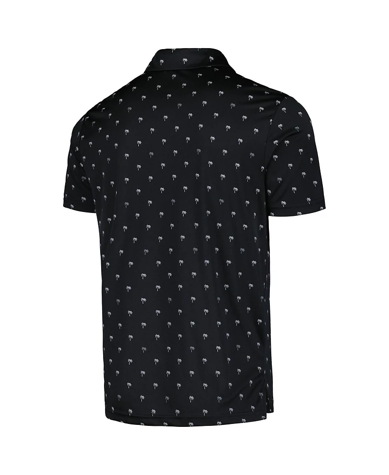 Levelwear Men's Black Usmnt Groove Performance Polo