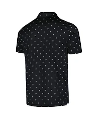 Levelwear Men's Black Usmnt Groove Performance Polo