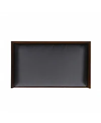 Streamdale Furniture Mid-Century Modern Pet Bed With Acacia Wood Frame And Hairpin Legs