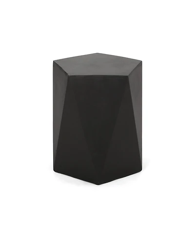 Streamdale Apollo Geometric Gem-Cut Side Table