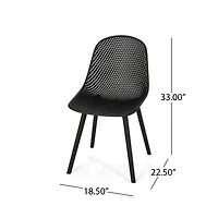 Streamdale Modern Outdoor Dining Chair With Weather-Resistant Design
