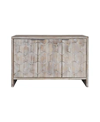 Streamdale 3 Door Wooden Accent Cabinet Sideboard Buffet
