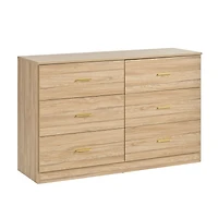 Streamdale Classic 6-Drawer Dresser Ample Storage, Modern Style