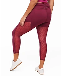 Adore Me Plus Size Lotus Lotus 7/8 High Rise Legging