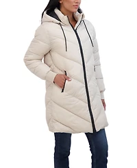 Sebby Juniors' 3/4 Puffer Jacket with Hood