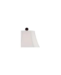 Barnes and Ivy Shonna Traditional Ginger Jar Table Lamps 27" Tall Blue Porcelain with Table Top Dimmer White Shade for Bedroom Living Room Bedsid
